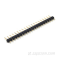 Cabeçalho de pino de 3,0 mm em linha única reta 20P